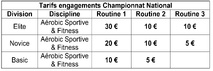 Tarifs des engagements CN 2026 Tarifs des engagements CN 2026